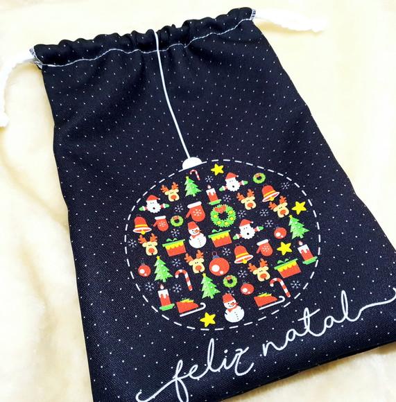 Sacolinha 18cm x 25cm Natal