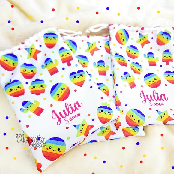 Sacolinha 18cm x 25cm Pop It (popit)
