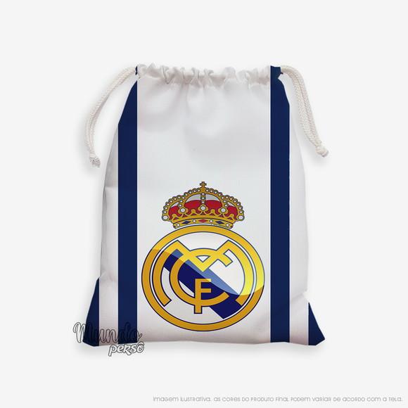 Sacolinha 18cm x 25cm Real Madrid