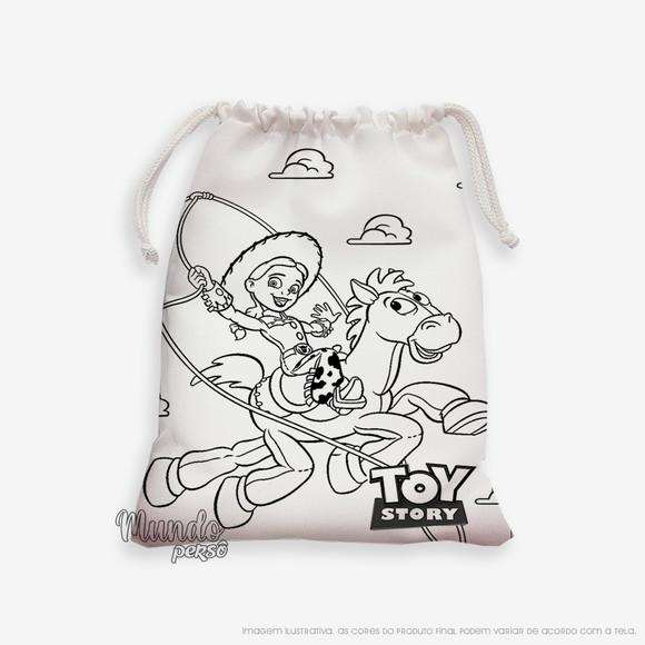 Sacolinha 18cm x 25cm Toy Story para Colorir