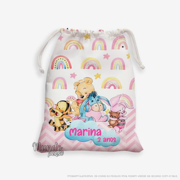 Sacolinha 18cm x 25cm Ursinho Pooh