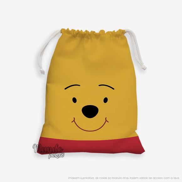 Sacolinha 18cm x 25cm Ursinho Pooh