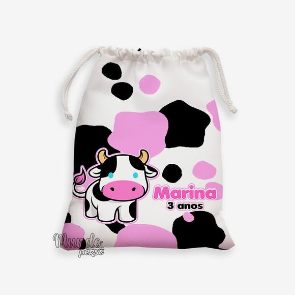 Sacolinha 18cm x 25cm Vaquinha