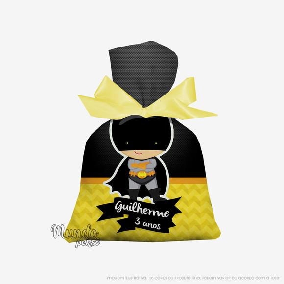 Saquinho Batman Cute 15cm x 20cm