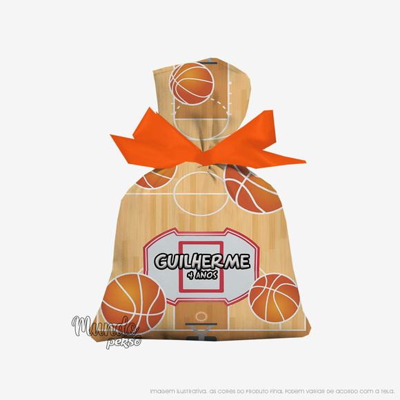 Saquinho Basquete 15cm x 20cm
