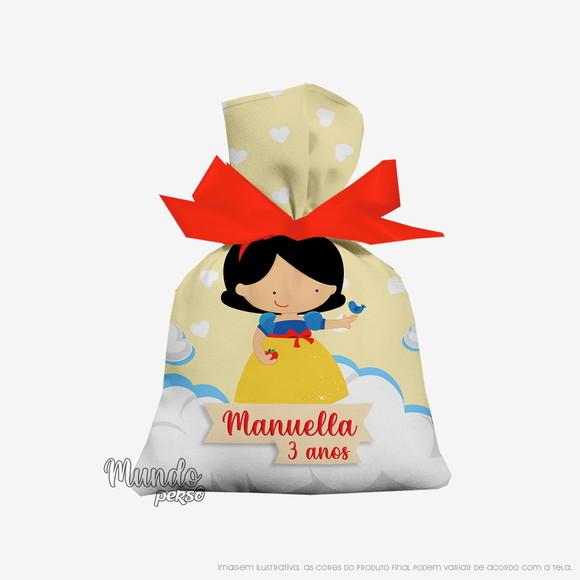 Saquinho Branca de Neve Cute 15cm X 20cm