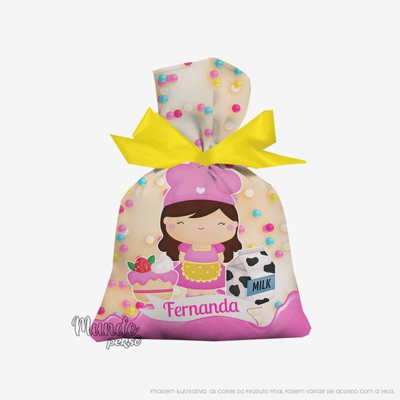 Saquinho Confeitaria Menina 15cm x 20cm