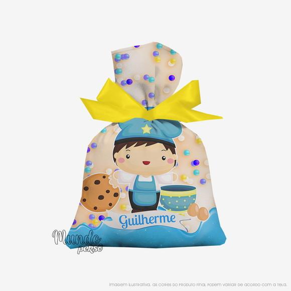 Saquinho Confeitaria Menino 15cm x 20cm
