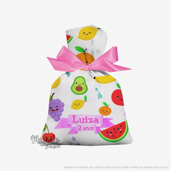Saquinho Frutas 15cm x 20cm