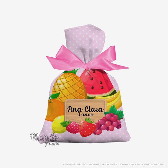 Saquinho Frutas 15cm x 20cm