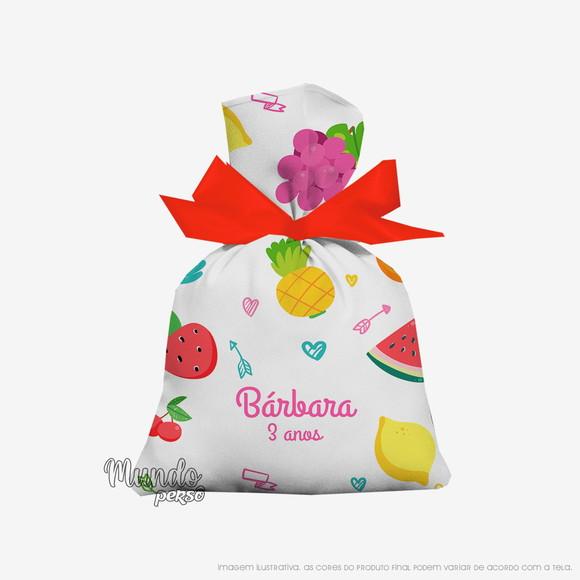 Saquinho Frutas 15cm x 20cm