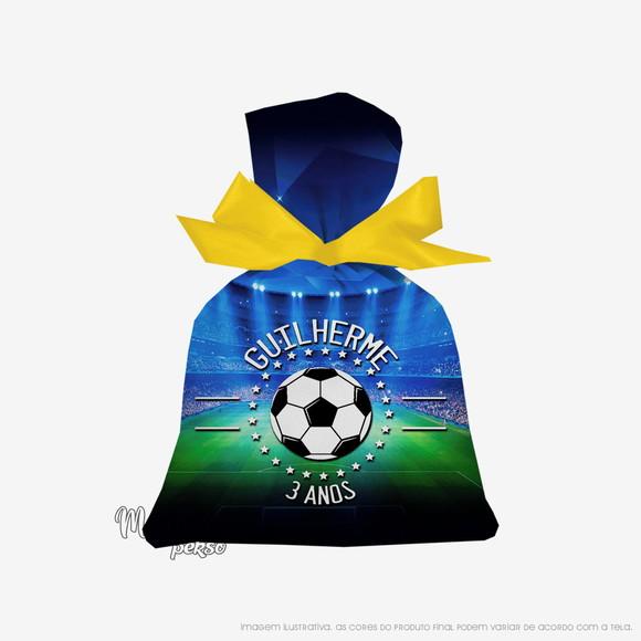 Saquinho Futebol 15cm x 20cm