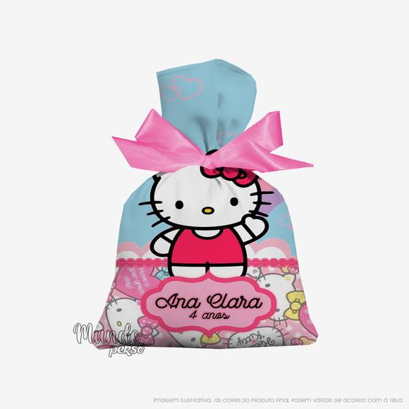Saquinho Hello Kitty 15cm x 20cm