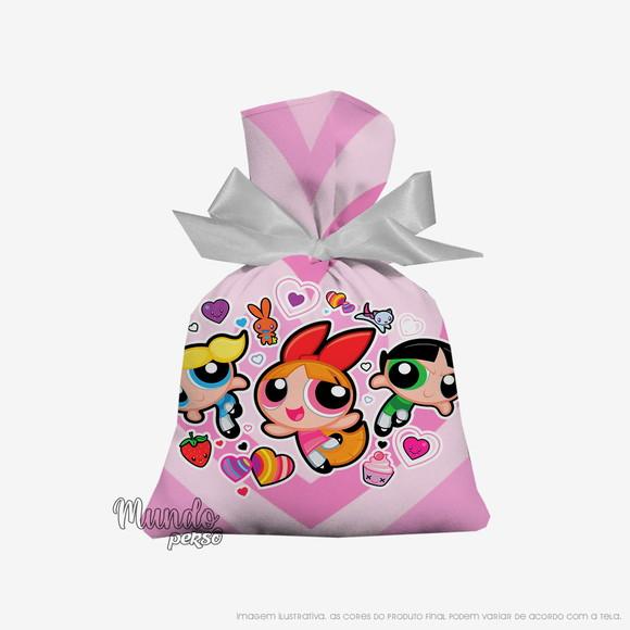 Saquinho Meninas Super Poderosas 15cm x 20cm