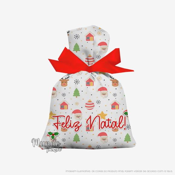 Saquinho Natal 15cm x 20cm