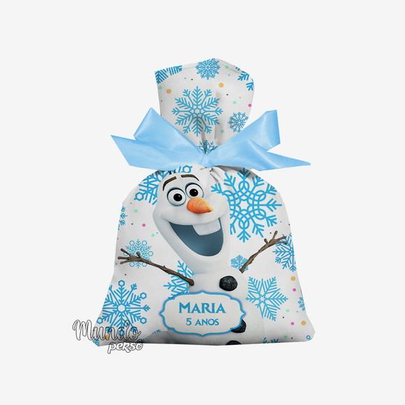 Saquinho Olaf - Frozen 15cm x 20cm