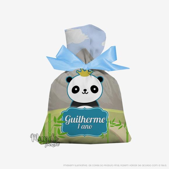 Saquinho Panda 15cm x 20cm