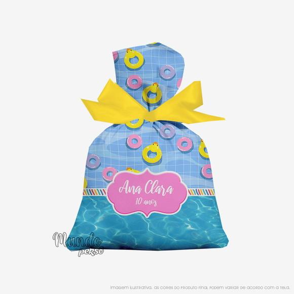 Saquinho Pool Party 15cm x 20cm