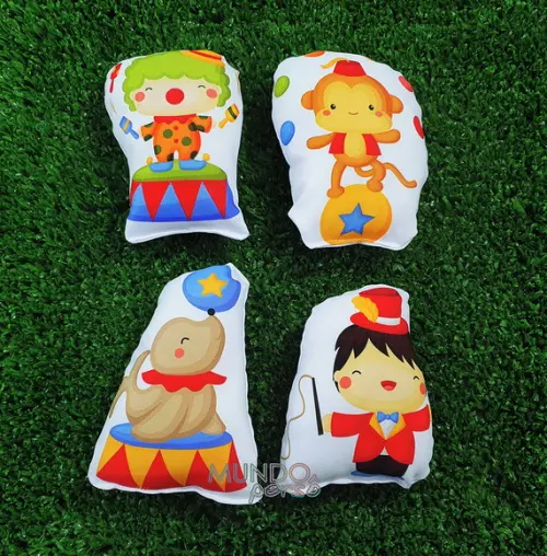 Mini Almofadas Recortadas 12cm Circo