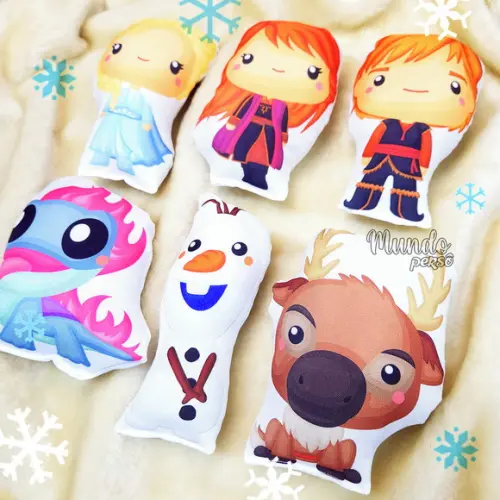 Mini Almofadas Recortadas 12cm Frozen