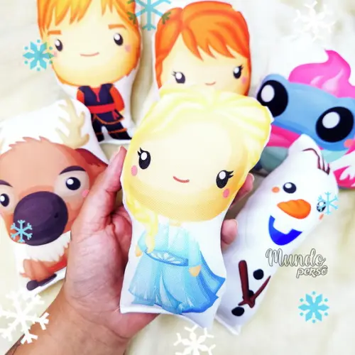 Mini Almofadas Recortadas 12cm Frozen