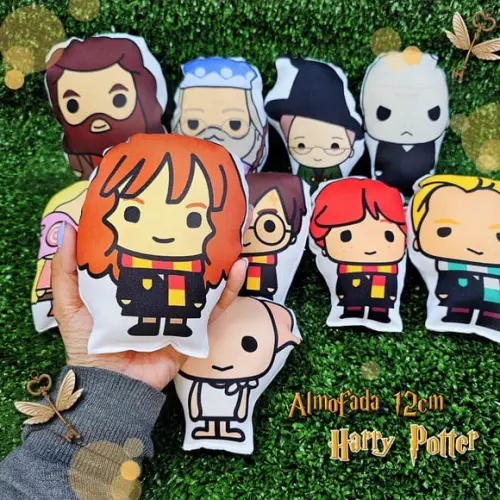 Mini Almofadas Recortadas 12cm Harry Potter