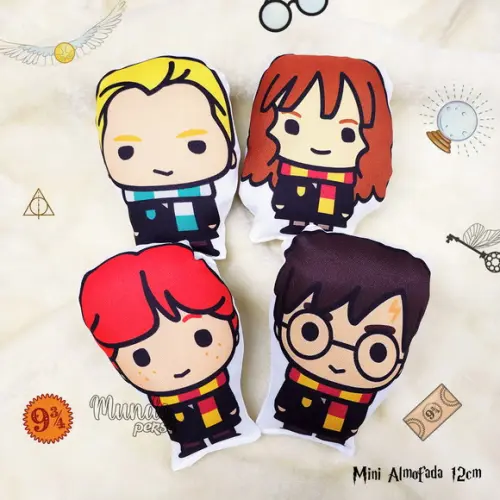 Mini Almofadas Recortadas 12cm Harry Potter