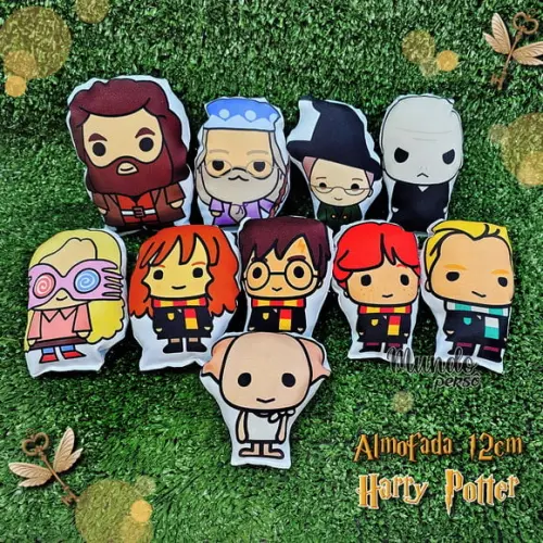 Mini Almofadas Recortadas 12cm Harry Potter
