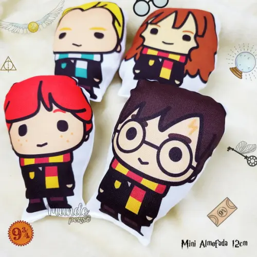 Mini Almofadas Recortadas 12cm Harry Potter