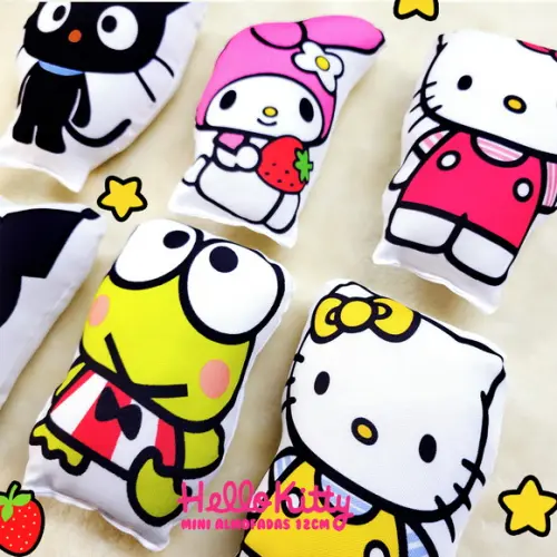 Mini Almofadas Recortadas 12cm Hello Kitty