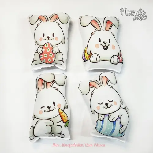 Mini Almofadas Recortadas 12cm Páscoa