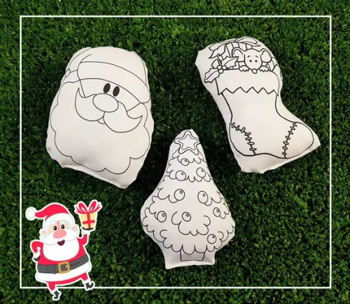 Mini Almofadas Recortadas 12cm Natal