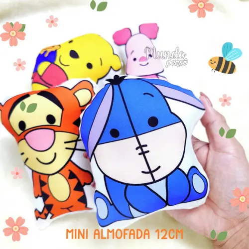 Mini Almofadas Recortadas 12cm Ursinho Pooh