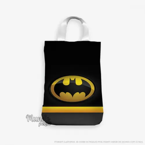 Sacola com Alça 18cm x 25cm Batman
