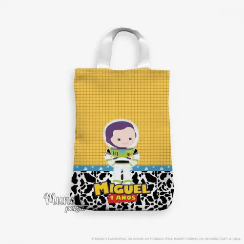 Sacola com Alça 18cm x 25cm Buzz Cute