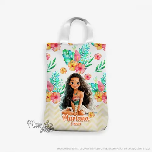 Sacola com Alça 18cm x 25cm Moana