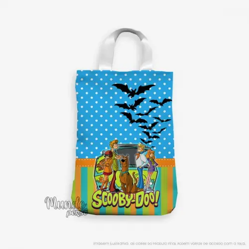 Sacola com Alça 18cm x 25cm Scooby-doo