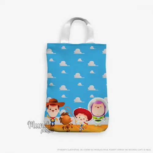 Sacola com Alça 18cm x 25cm Toy Story Cute