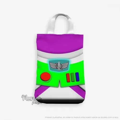 Sacola com Alça Buzz Lightyear 18cm x 25cm