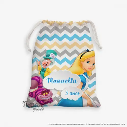 Sacolinha 18cm x 25cm Alice