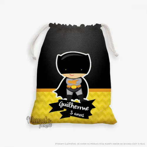Sacolinha 18cm x 25cm Batman