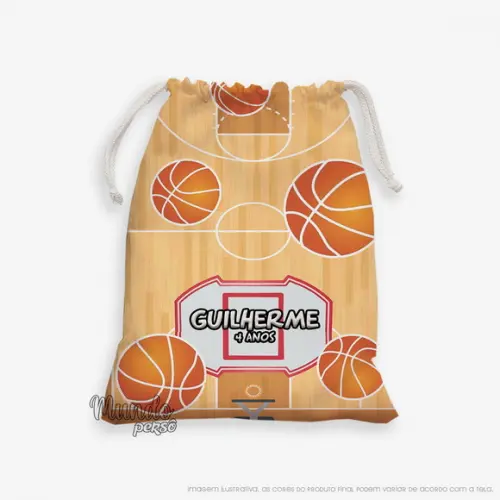 Sacolinha 18cm x 25cm Basquete