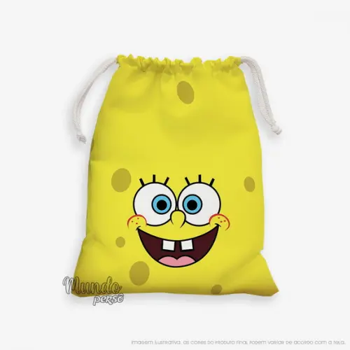 Sacolinha 18cm x 25cm Bob Esponja