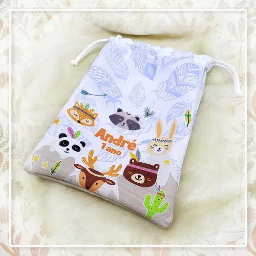 Sacolinha 18cm x 25cm Bosque Encantado