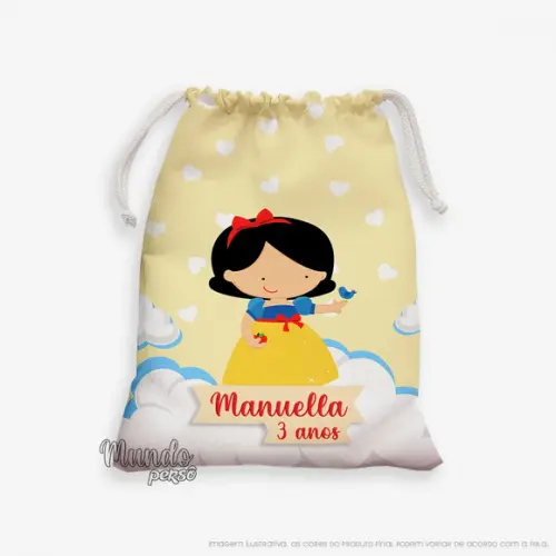 Sacolinha 18cm x 25cm Branca de Neve