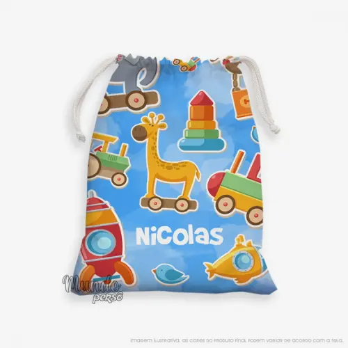 Sacolinha 18cm x 25cm Brinquedos