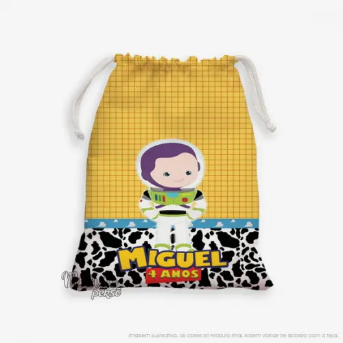 Sacolinha 18cm x 25cm Buzz Lightyear Toy Story