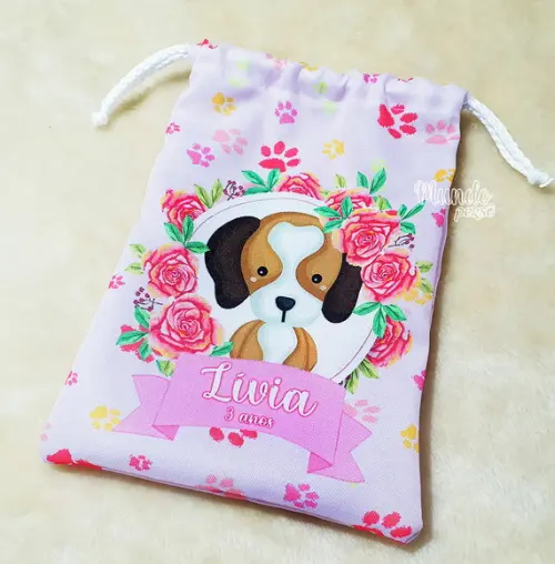 Sacolinha 18cm x 25cm Cachorro