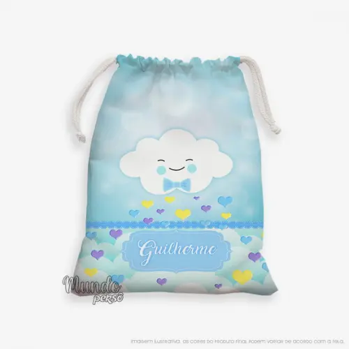Sacolinha 18cm x 25cm Chuva de Amor