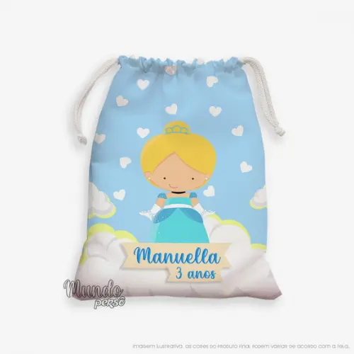 Sacolinha 18cm x 25cm Cinderela